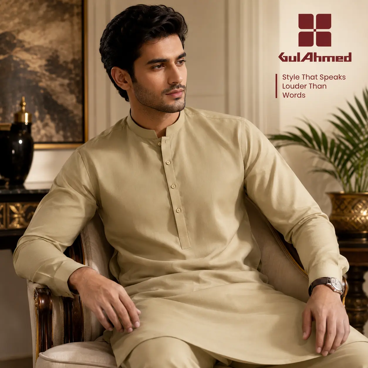 Gul Ahmad Swiss Cotton Angelonia 01