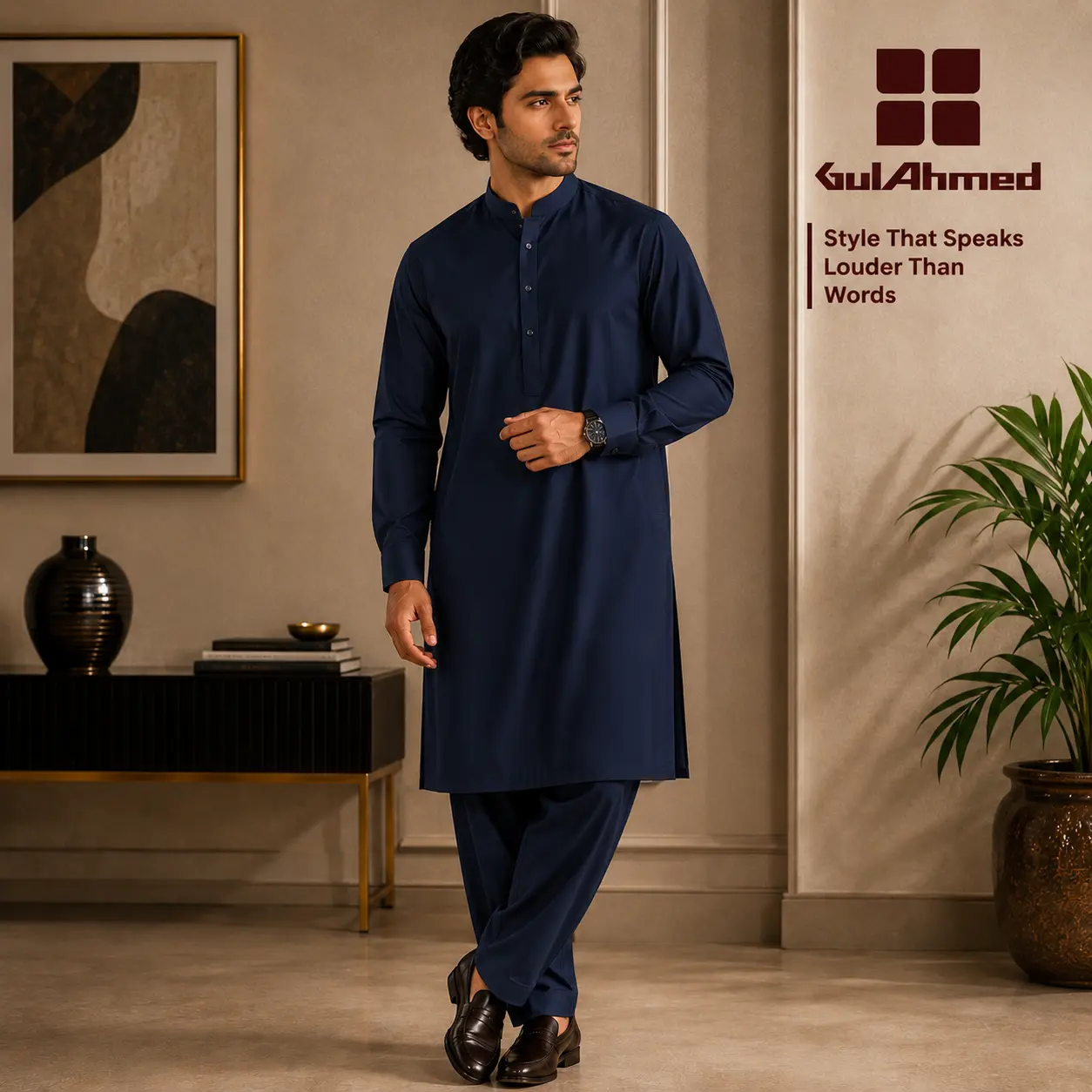 Gul Ahmad Swiss Cotton Angelonia 11