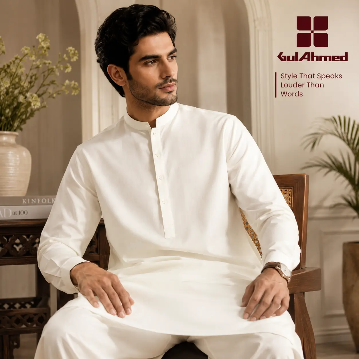 Gul Ahmad Swiss Cotton Angelonia 04