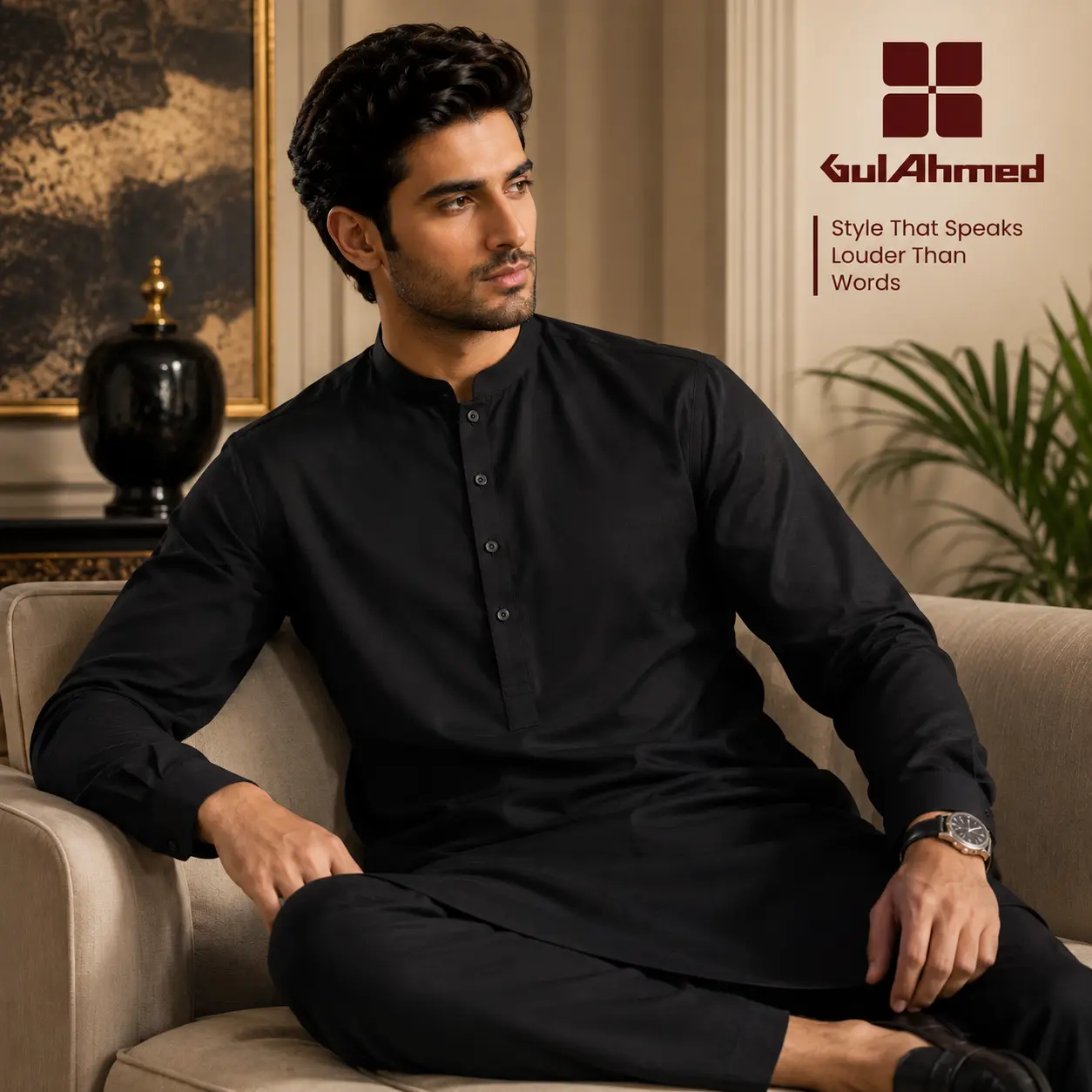 Gul Ahmad Swiss Cotton Angelonia 05