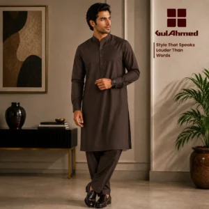 Gul Ahmad Swiss Cotton Gamet 09